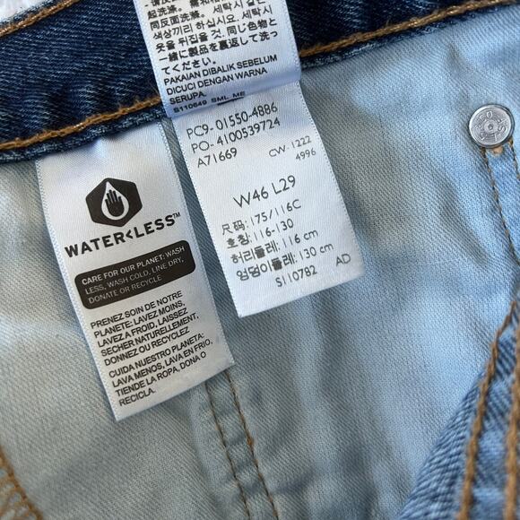 Levi's 550 Jeans Mens 46 x 29 Relaxed Fit - Picture 7 of 8